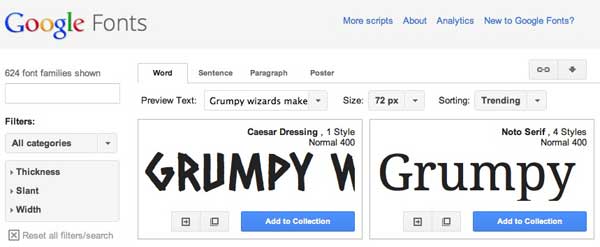 Google-Web-Fonts
